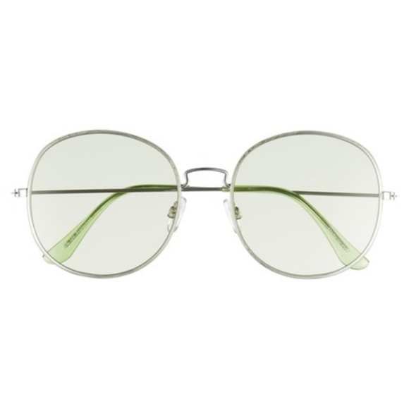 bp Accessories - BP. Green Flat Round Sunglasses